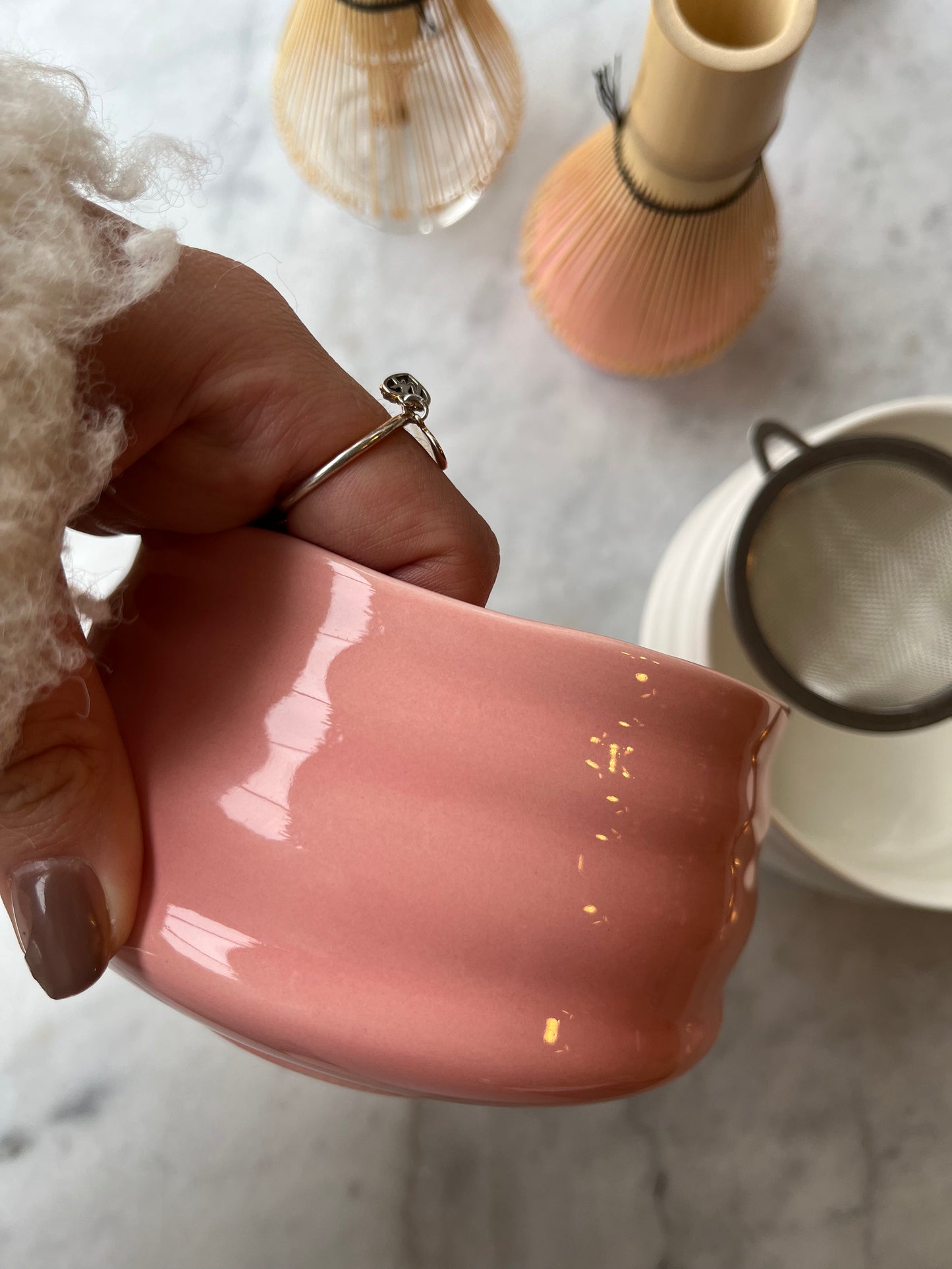 Matcha bowl pink