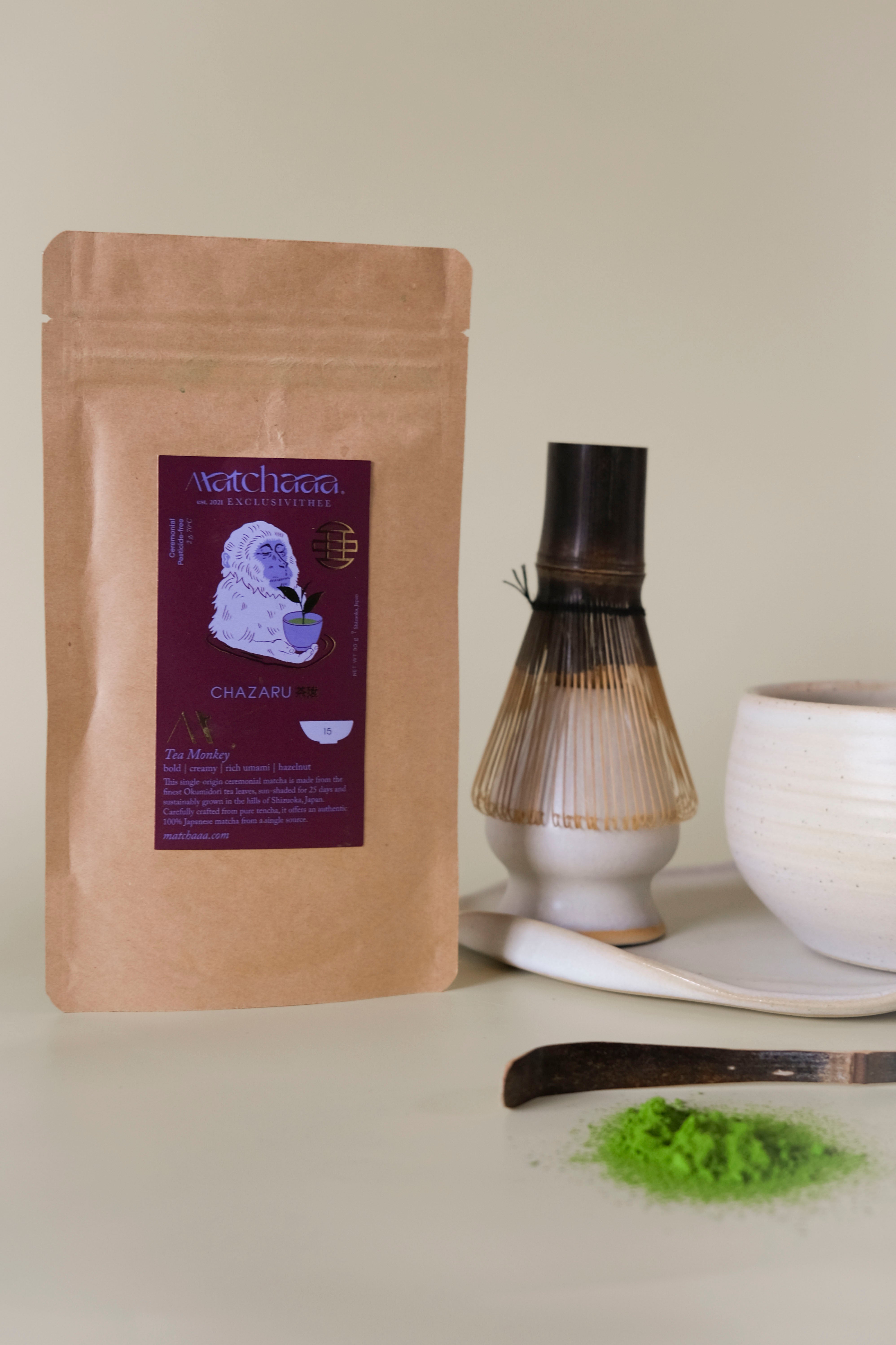 Chazaru ceremonial matcha 30 gr - Shizuoka – Matchaaaaa