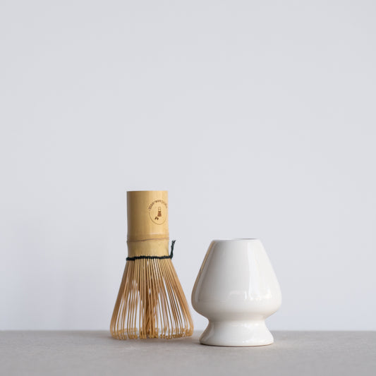 Chasen holder matcha whisk rest white