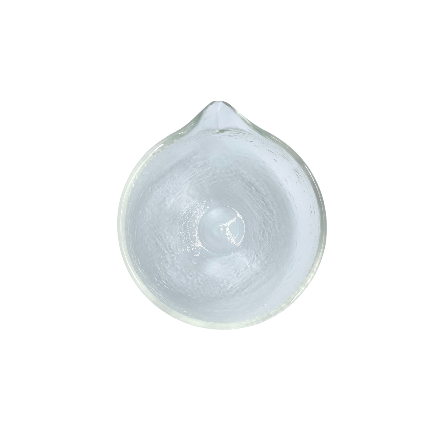 Matcha bowl with spout glass